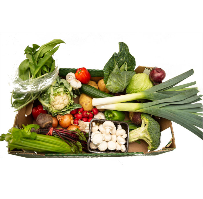 large fresh veg box